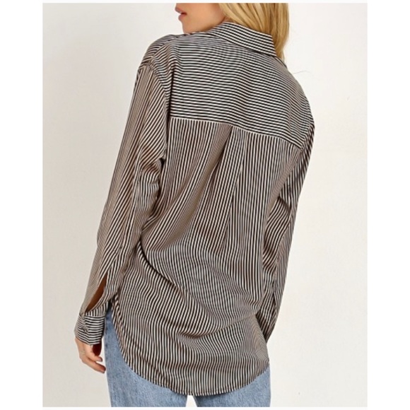 🆕 Capulet : Inga striped button down blouse - Picture 1 of 9